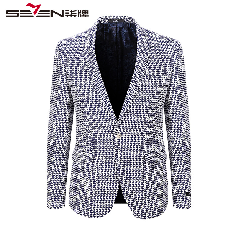 柒牌SEVEN男装西装男商务休闲百搭西服单件职业婚庆韩版单西外套