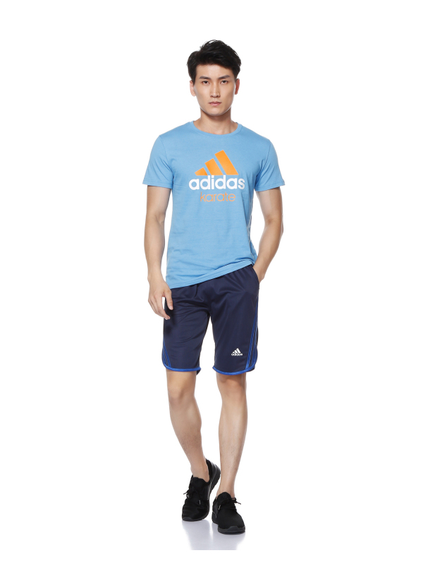 阿迪达斯adidas跆拳道男装训练跑步短袖运动休闲T恤