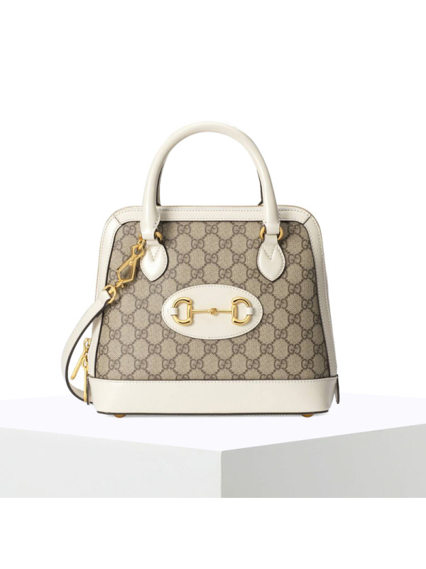 【预定】GUCCI 2020春夏新款 1955 马衔扣装饰单肩手提包621220 25*24*9CM