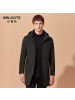 Brloote/巴鲁特棉衣男中长款立领连帽棉服2019冬季休闲外套