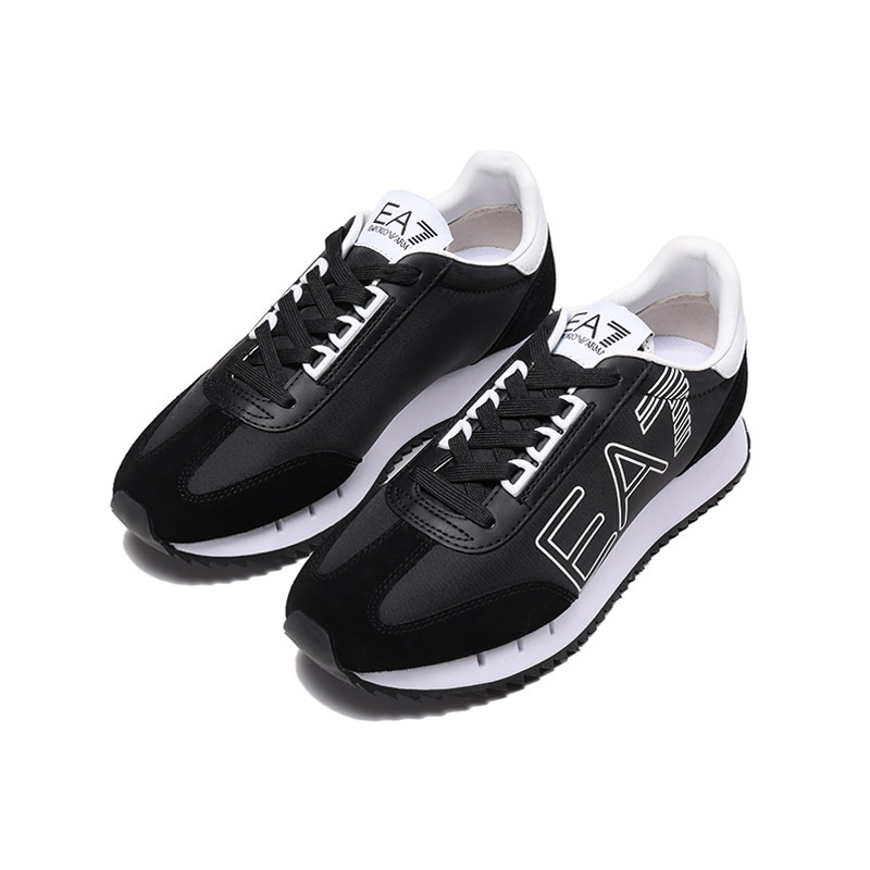 阿玛尼emporioarmaniea7男女同款织物牛剖层革系带休闲运动鞋x8x101xk