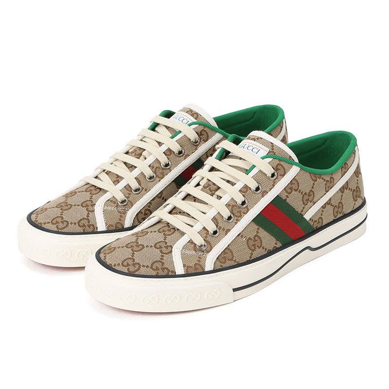 GUCCI TENNIS 1977 帆布鞋 经典织带 606111图片