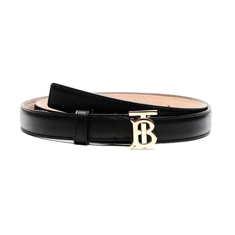 BURBERRY 博柏利 女款 皮质板扣式皮带腰带 80234391