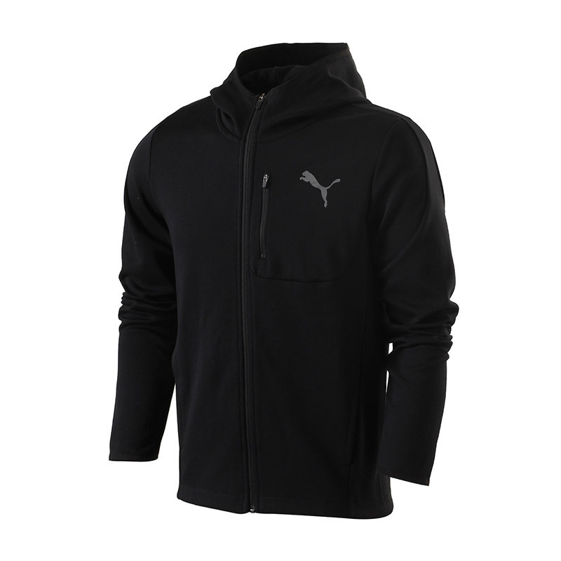 彪马PUMA男装运动休闲外套春新款运动服LOGO款85191201 S 黑色