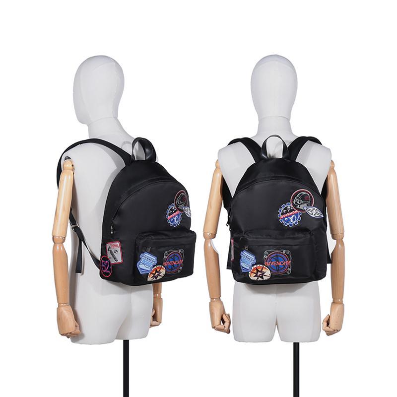 GIVENCHY 纪梵希 男士 织物配皮双肩包背包 BK500JK12S