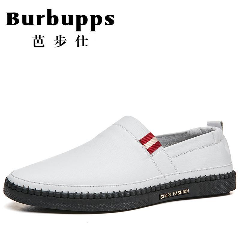 法国芭步仕Burbupps 2019春季尚新男士真皮商务时尚潮流休闲皮鞋