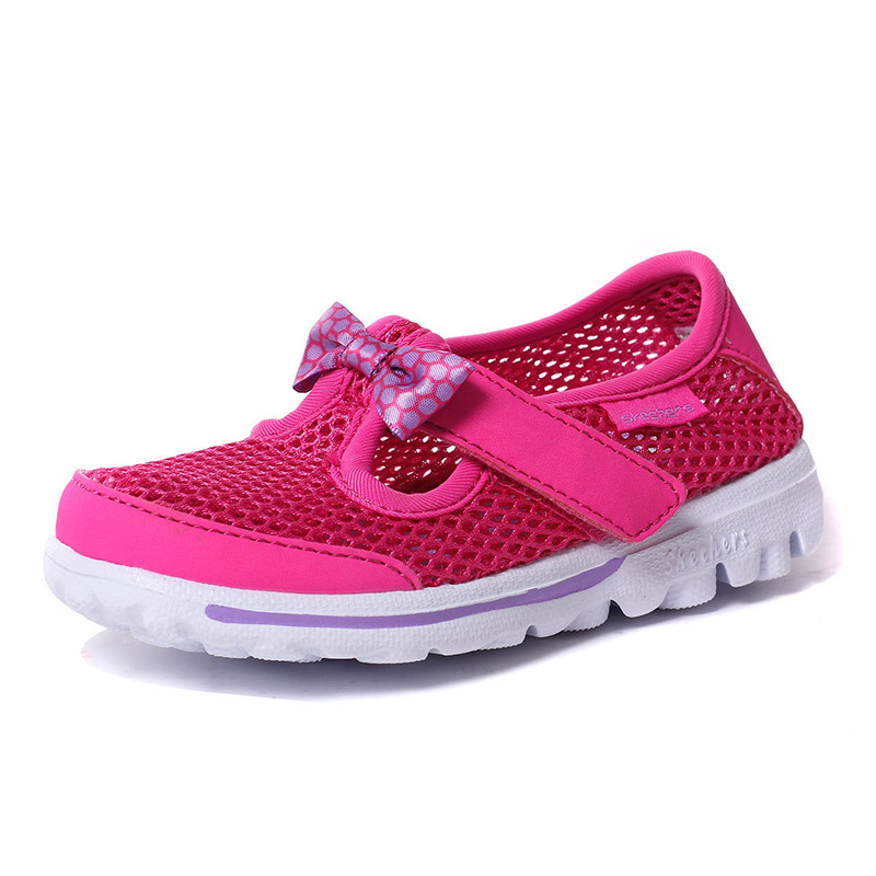 【自营】Skechers斯凯奇女婴童休闲鞋新款Go Walk低帮轻便运动鞋141550