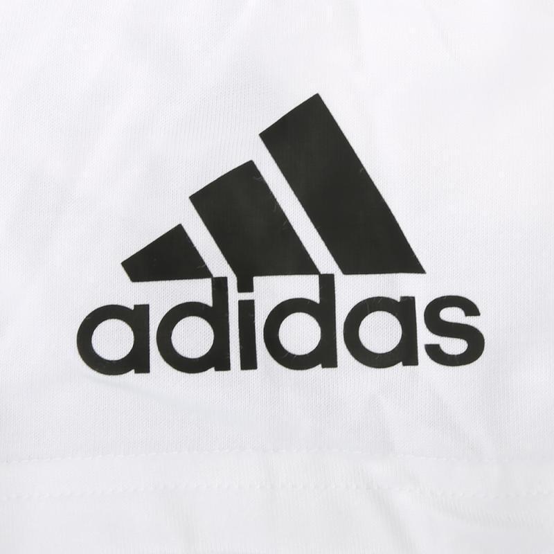 阿迪达斯儿童（ADIDAS）运动户外男女小童数字简约运动短袖T恤DW4099/DW4092