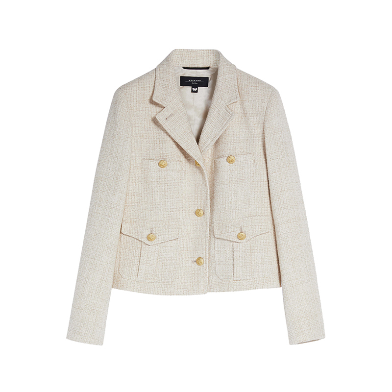 麦丝玛拉 Max Mara Weekend 女士棉/混纺短款上衣外套 SAGGIO