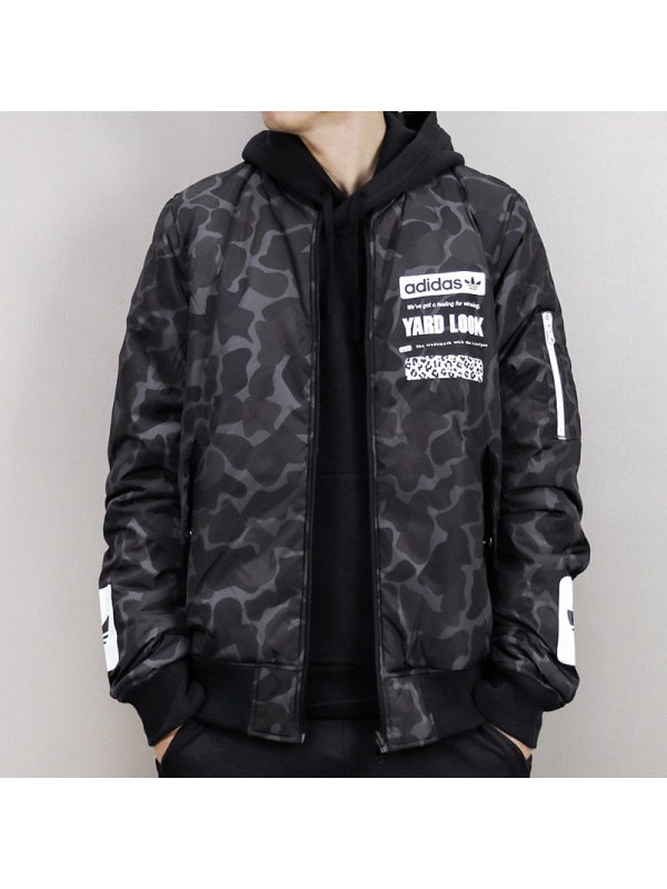 阿迪达斯男装棉服冬季运动服保暖夹克防风大衣外套棉衣CD1712