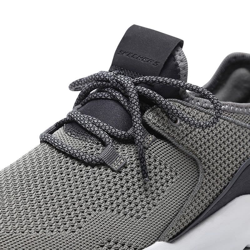 Skechers斯凯奇男鞋新款软底系带休闲鞋 懒人轻便休闲鞋 52890图片