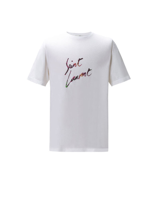 YSL T恤 字母印花棉质553378