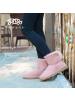 简帛2019秋冬新款澳洲羊皮毛一体雪地靴女中筒加厚保暖防滑5607