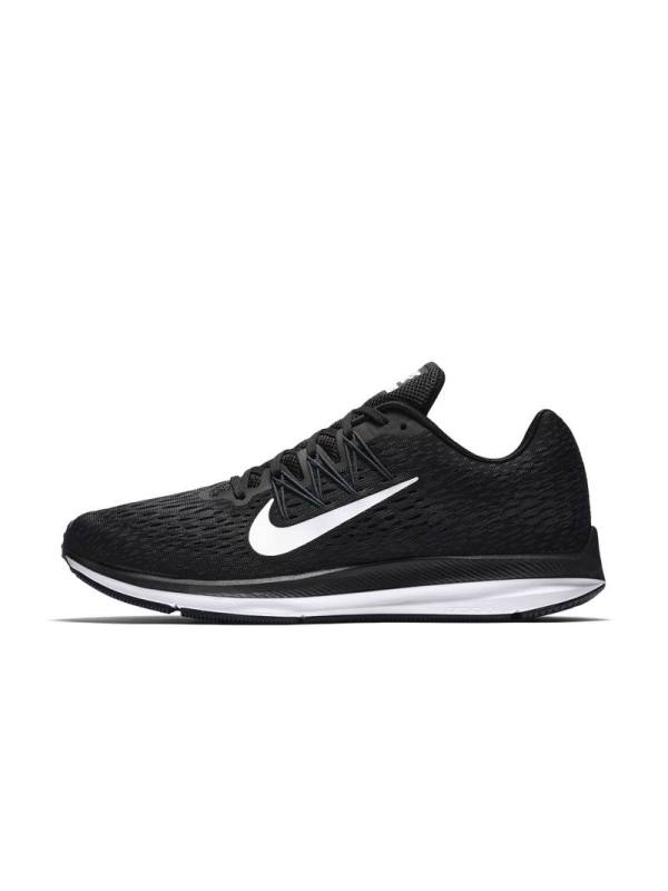 Nike/耐克ZOOMWINFLO5气垫缓震黑白运动跑步鞋-AA7406-001