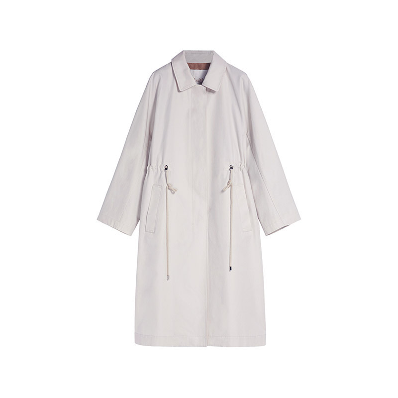 麦丝玛拉 Max Mara The Cube 女士棉质长款大衣风衣外套 90210627 FTRENCH