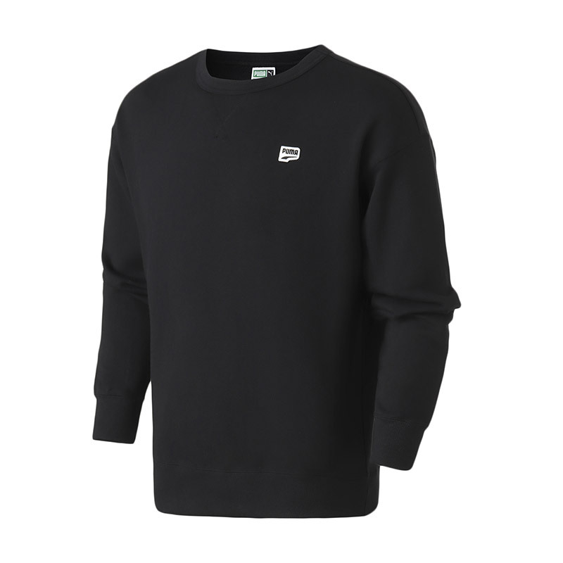 PUMA彪马男装运动服休闲服圆领卫衣579104 L 57910401黑色