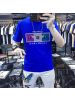 Ceen Bulled2022夏季新款3D数码重工马印花烫钻短袖T恤男丝光棉个性潮流T恤男