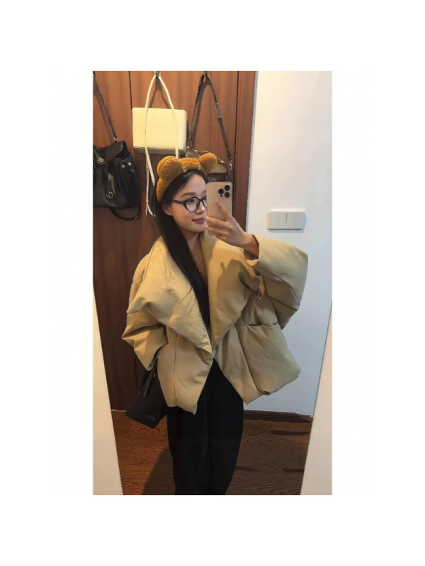 短款棉服女冬季新款年新款洋气高级感小众设计感小个子外套