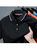 跑量男士polo衫2025夏季新款翻领短袖T恤男工作服翻领文化衫