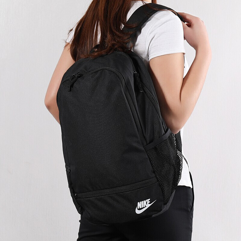 耐克（NIKE）男款女款运动休闲双肩背包BZ9805-010