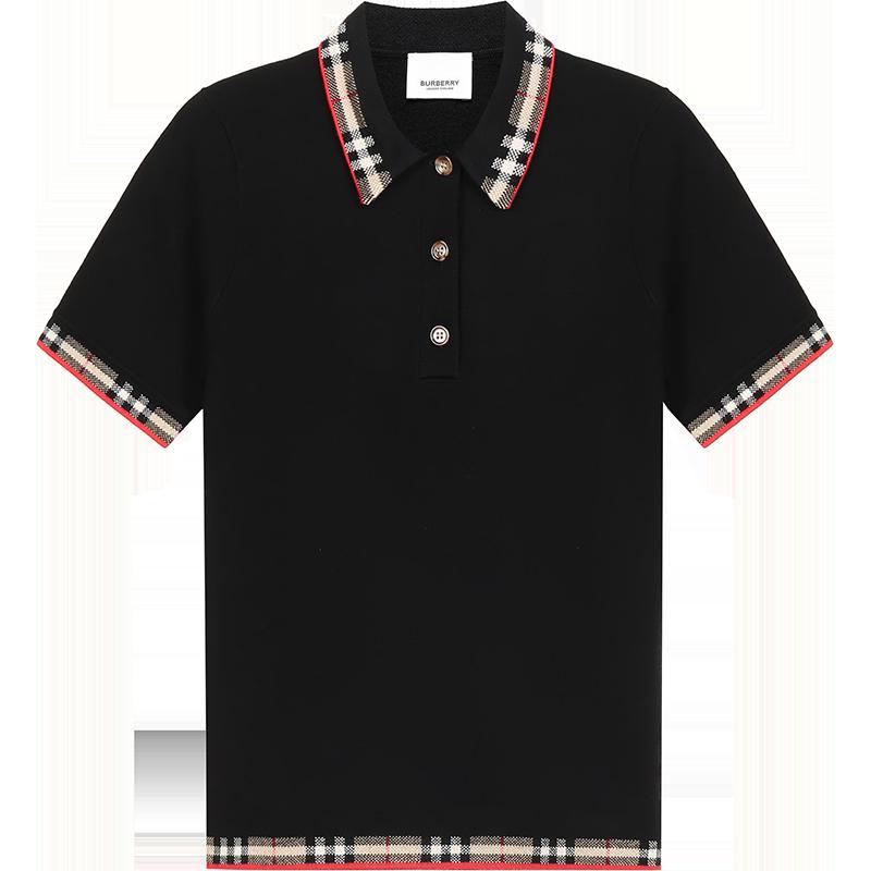 BURBERRY 博柏利 女款 羊毛短袖POLO衫 80296251