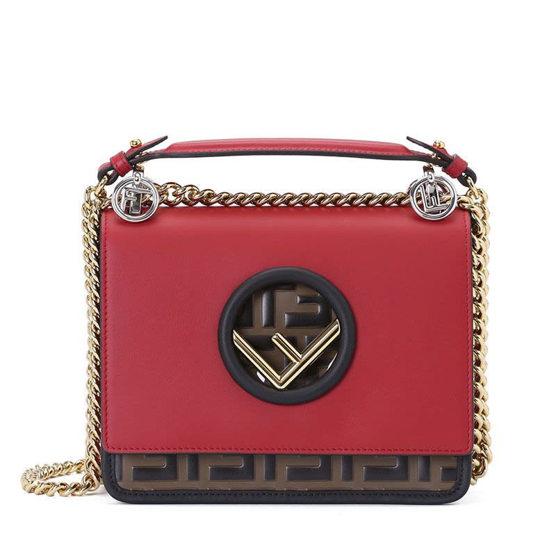 预订FENDI/芬迪 女包KAN I F金属F圆环小号单肩包 8BT286 18.5x14.5x8.5CM图片