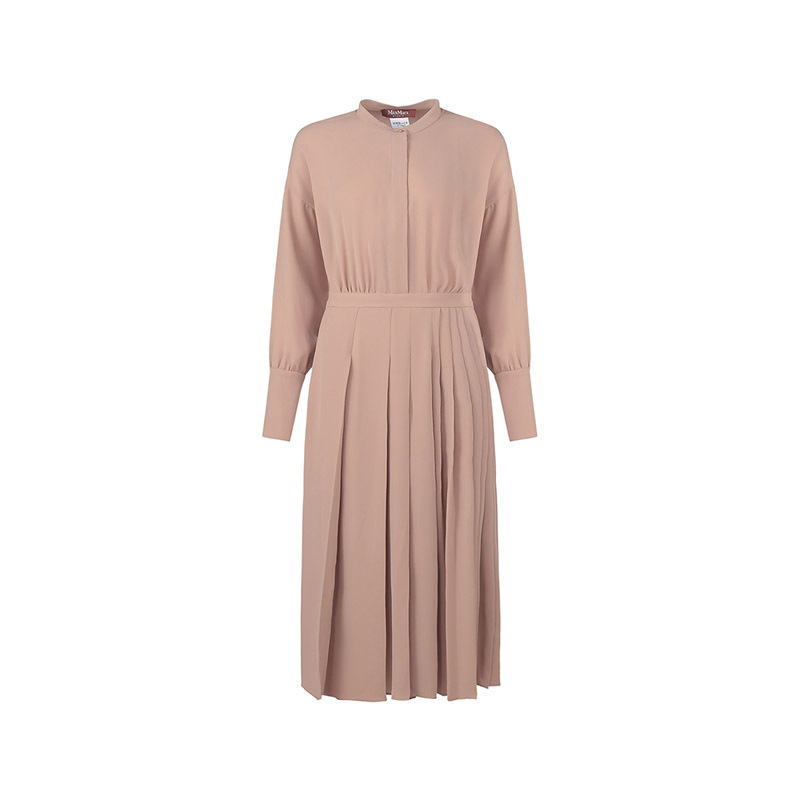 Max Mara Studio 麦丝玛拉 女士 长袖百褶裙子连衣裙 62210327 LEMBI