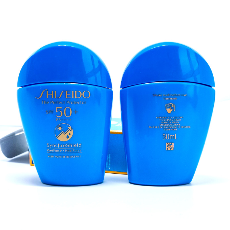 资生堂蓝胖子防晒霜50ml视频