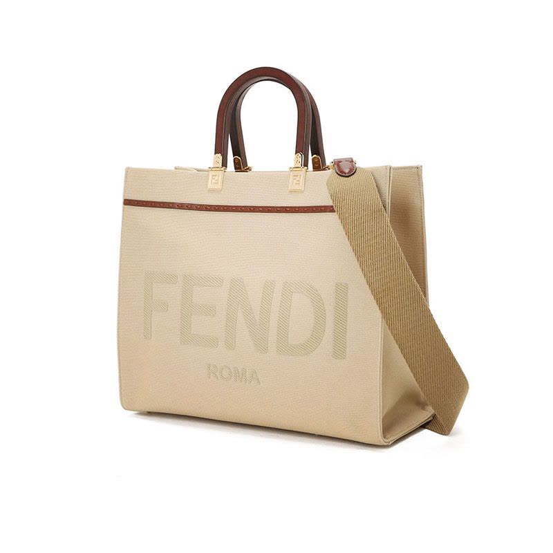 预售FENDI TOTE包 手提包 LOGO标识 织物 8BH386图片
