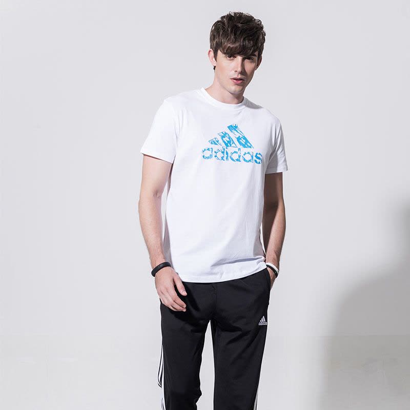 阿迪达斯adidas男装短袖T恤-ADITSG2-WBU_1图片