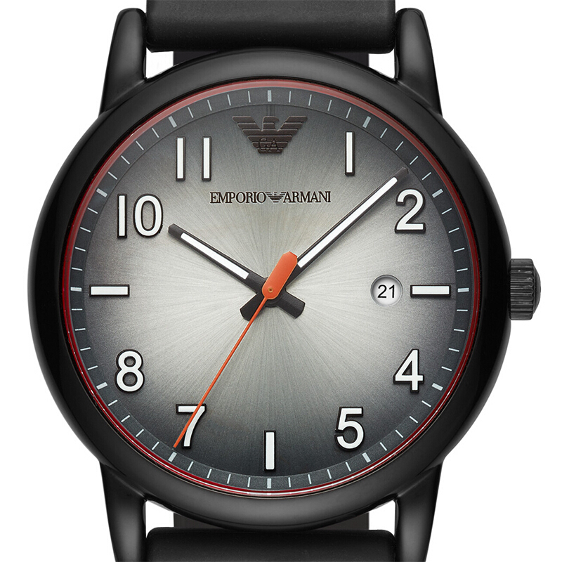 阿玛尼armani男表休闲简约时尚石英皮带手表