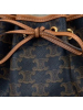【预定】CELINE TRIOMPHE帆布小号抽绳包 涂层帆布/牛皮革 14*21*14CM