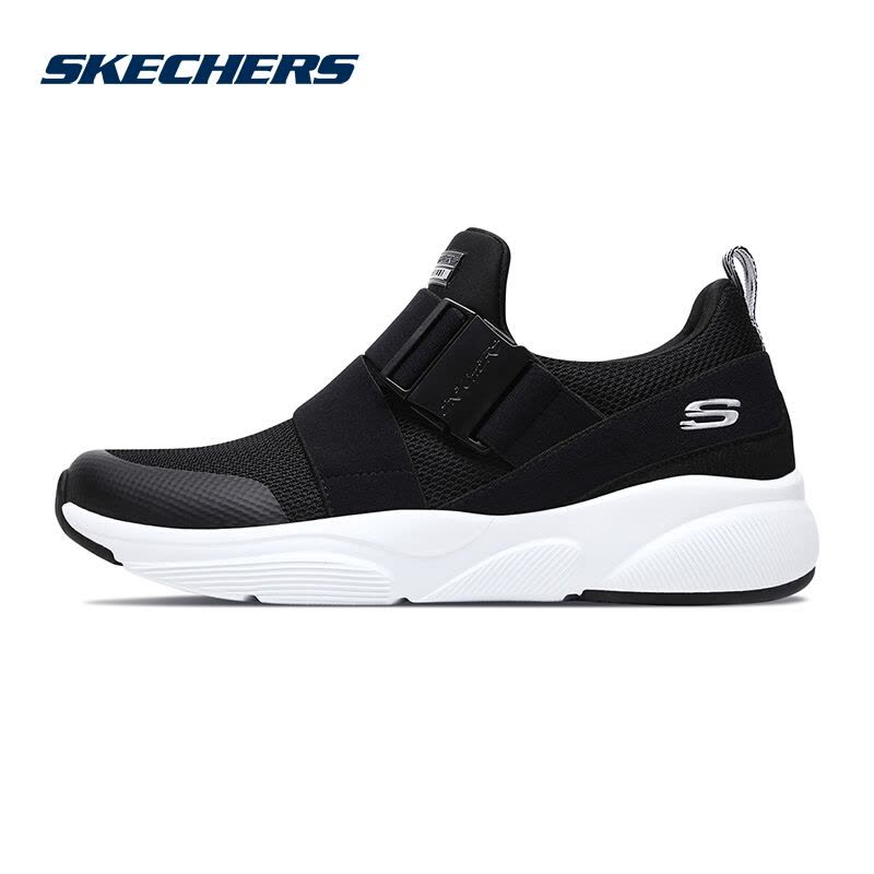 Skechers/斯凯奇女鞋新款舒适搭带低帮鞋轻便懒人休闲鞋13017图片