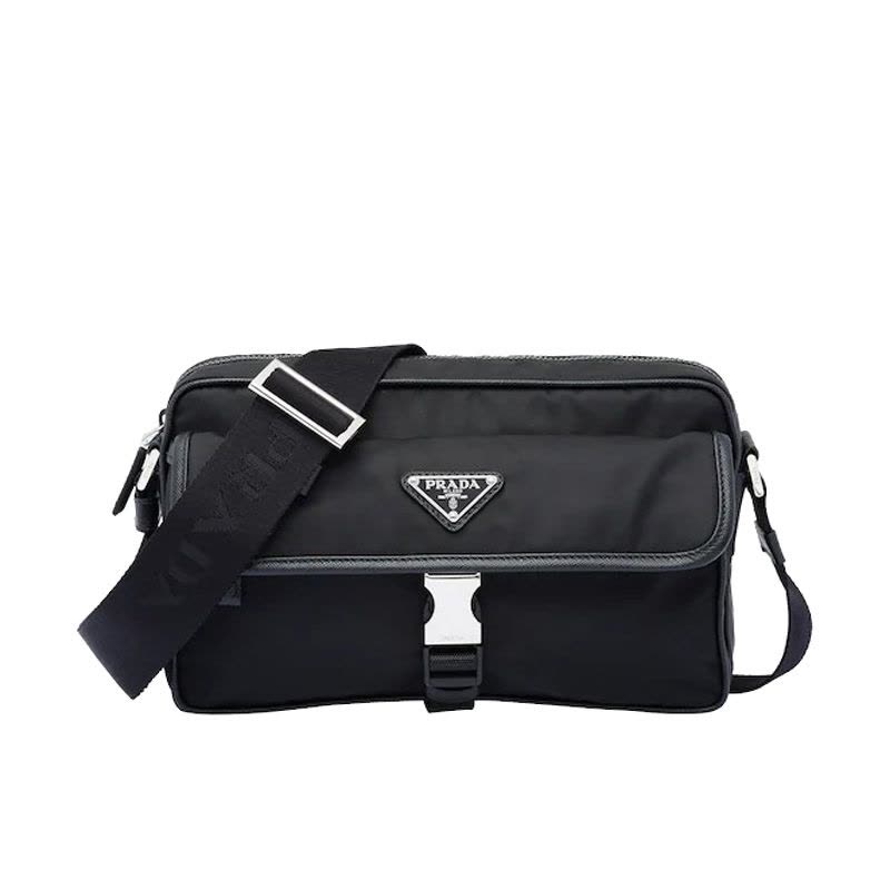 预订 PRADA 邮差 斜挎包2VH074 OOO 银扣图片
