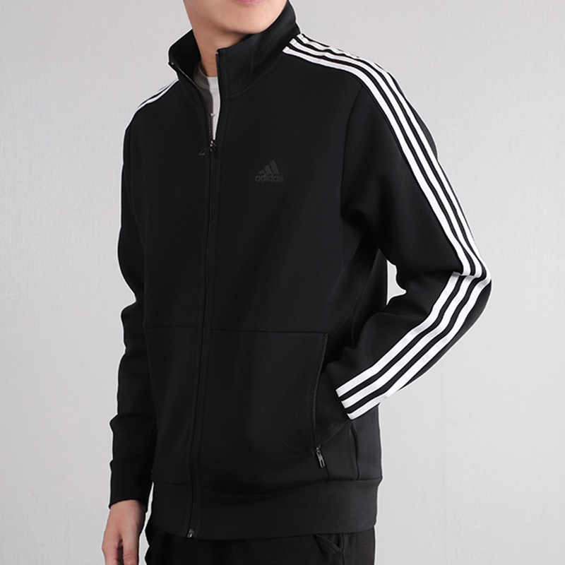 adidas阿迪达斯夹克男2019秋季新款立领宽松运动服休闲外套eh3807