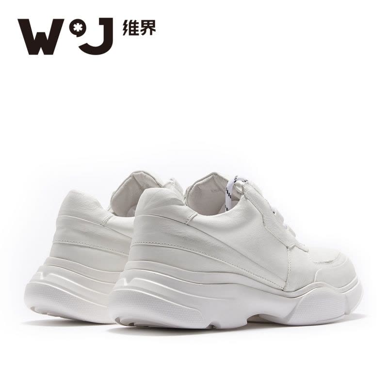 维界秋冬男鞋英伦潮流松糕鞋小白鞋时尚运动户外休闲鞋精神小伙鞋图片