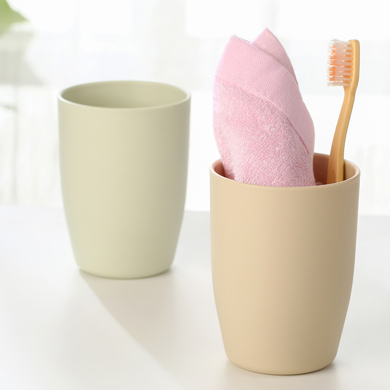 灵孜格漱口杯刷牙杯 简约洗漱杯便携套装 儿童水杯子家用情侣牙缸杯