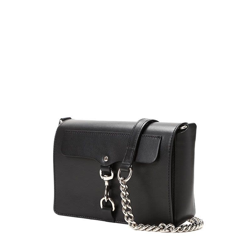 瑞贝卡·明可弗 REBECCA MINKOFF Mab Flap 斜挎包HU18EGRX82 银扣 女士斜挎包图片