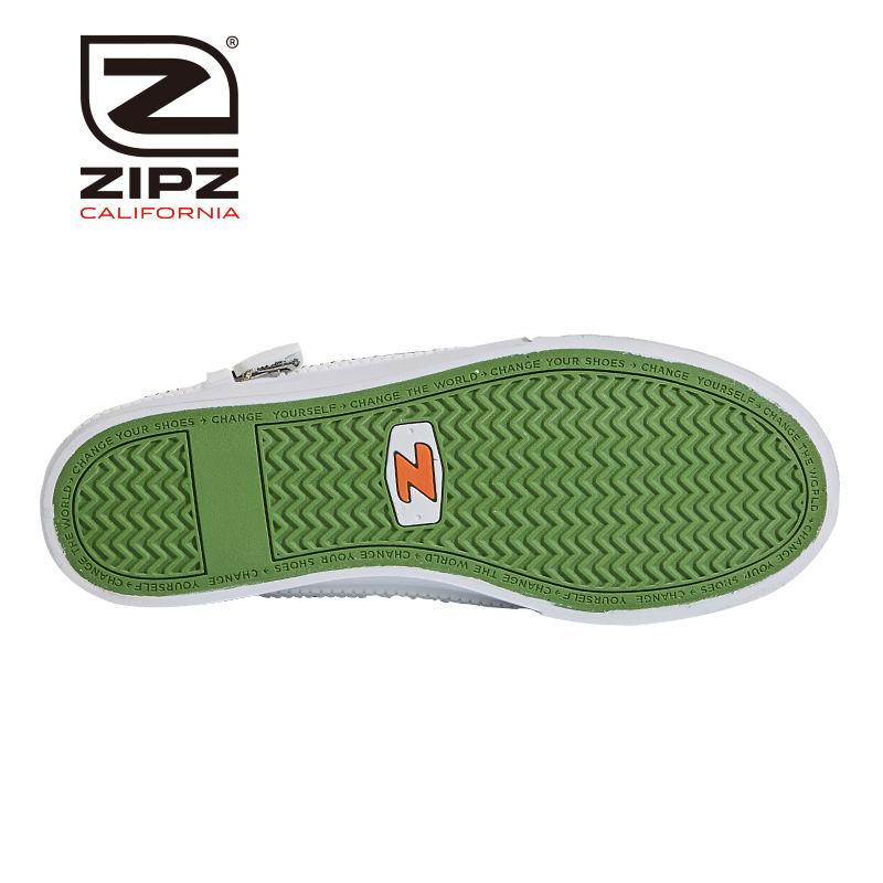 Zipz Newport Italy 低帮帆布鞋 休闲透气男女鞋秋冬百搭 时尚拉链鞋