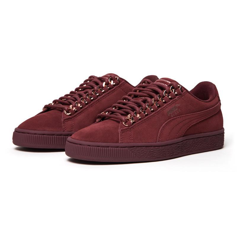 Puma/彪马 SUEDE Classic Chain女子低帮复古运动休闲鞋板鞋 367352