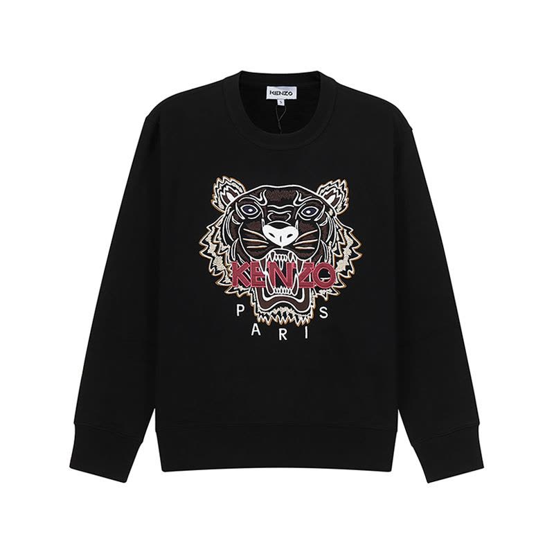 高田贤三 KENZO 女士 棉质圆领长袖卫衣运动衫FB6 2SW824 4XA图片