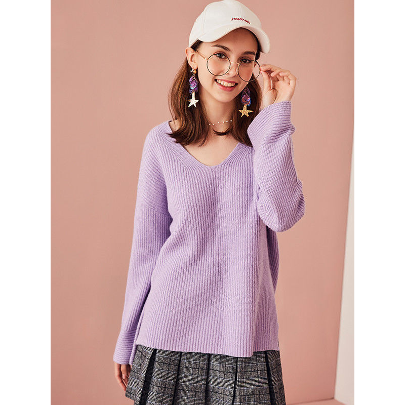 拉夏贝尔lachapelle女士针织毛衣