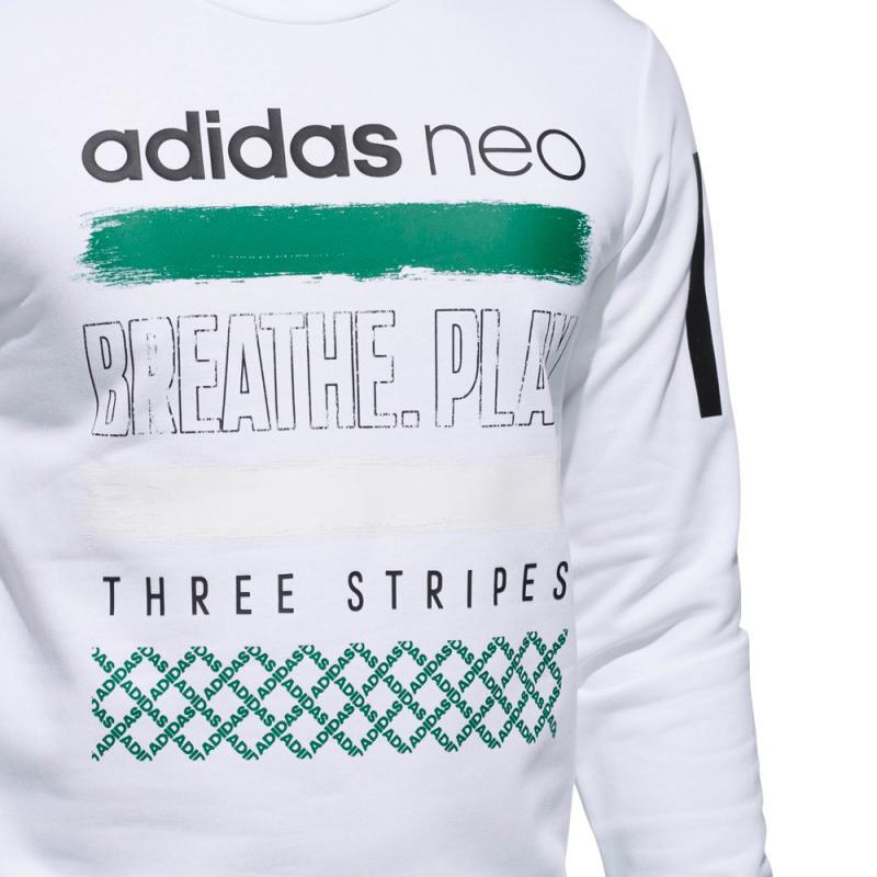 Adidas阿迪达斯NEO2018MCSGBBLSWT冬季男装卫衣DX0040