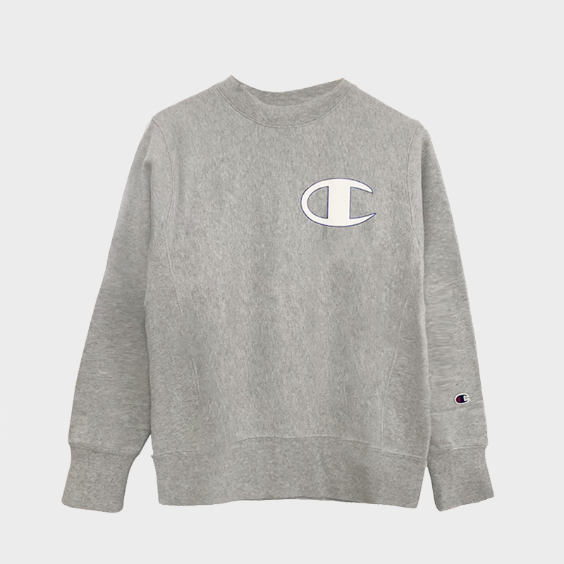 日版champion冠军正品c8-p002经典新款男女同款休闲大标圆领套头卫衣