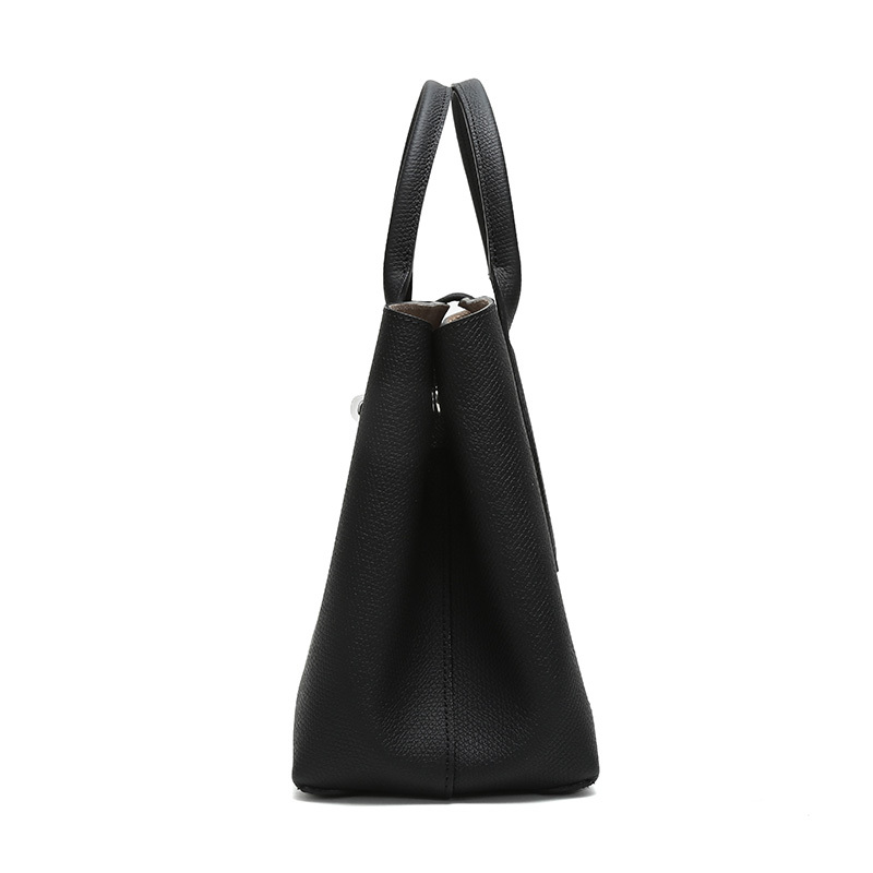 longchamp珑骧女士roseau系列牛皮中号手提包单肩斜挎包竹节包比格包