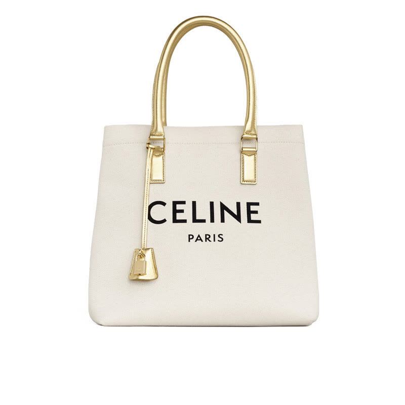预订 CELINE/思琳 CABAS CELINE 印花织物面料和层压小牛皮横款手袋 19216图片