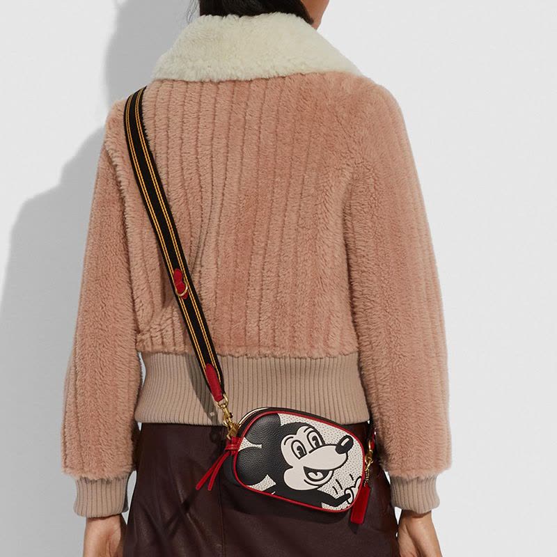 预售 COACH\蔻驰 Micky 相机包 单肩包 斜挎包 米奇粒面皮c1142图片