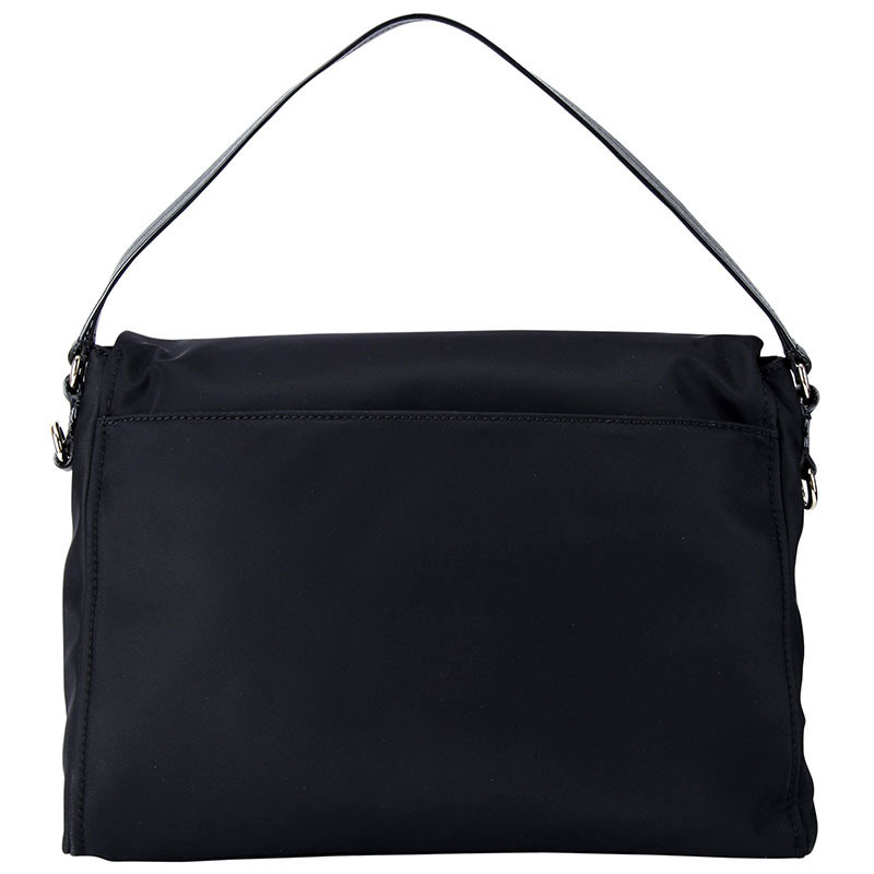 Kate Spade 凯特·丝蓓 奢侈品 女款黑色帆布手提单肩斜挎包 WKRU4215 001