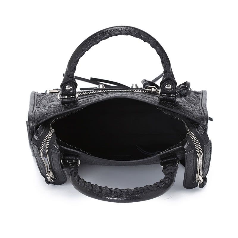 BALENCIAGA/巴黎世家 女包铆钉迷你city羊皮机车包 300295图片