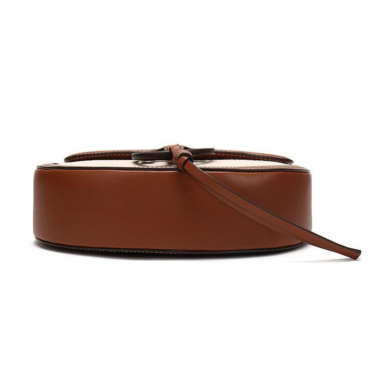 TORY BURCH 托里·伯奇 TB女包 MILLER系列 皮革/织物单肩斜挎包 73065